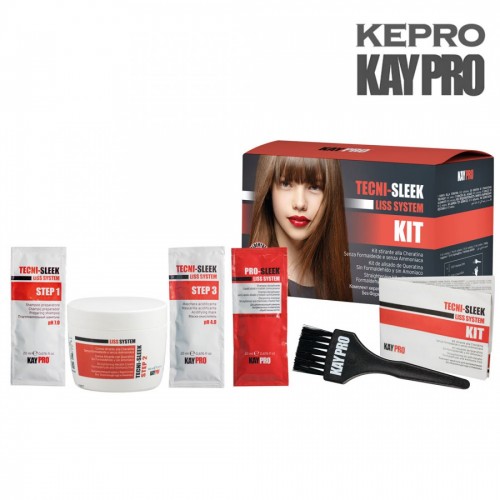 Kepro Kaypro Liss System Tecni-Sleek KIT disposable straightening protocol kit
